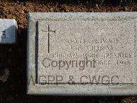 Bralo British Cemetery - Murray, John F.